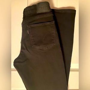 Levi’s Mid Rise Skinny Jeans, Black